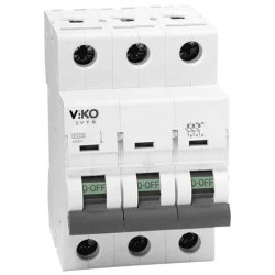 120620266a2bb0302362b.jpeg Viko - 10VTB-3C16 3x16A 10kA C Tipi Otomatik Sigorta