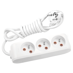 120620266a2bb0763022a.png Viko Multi-Let Üçlü Grup Priz Ups 2 Metre Beyaz (Çocuk Korumalı) 90110302