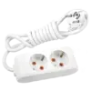 Viko Multi-Let İkili Grup Priz Topraklı 2 Metre Beyaz (Çocuk Korumalı) 90113202