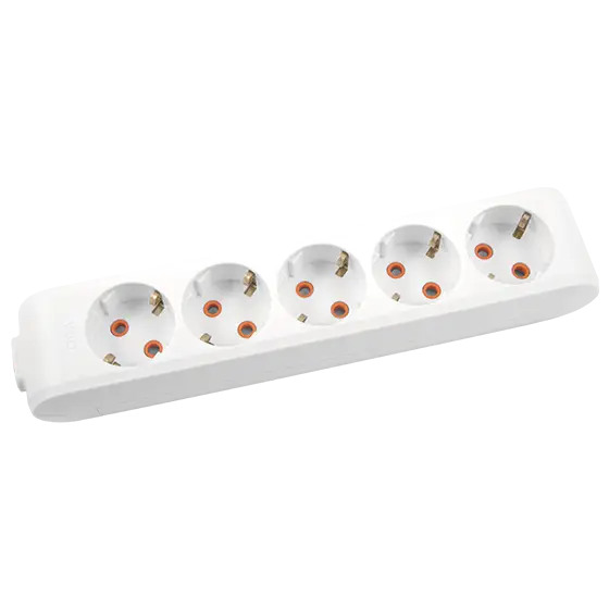120620266a2bb07fba7eb.webp Viko Multi-Let Beşli Grup Priz Topraklı Klemensli Beyaz (Çocuk Korumalı) 90113500