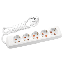 120620266a2bb081aa7ce.png Viko Multi-Let Beşli Grup Priz Topraklı 3 Metre Beyaz (Çocuk Korumalı) 90113503