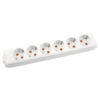 120620266a2bb082cb36d.png Viko Multi-Let Altılı Grup Priz Topraklı Klemensli Beyaz (Çocuk Korumalı) 90113600