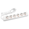 Viko Multi-Let Altılı Grup Priz Topraklı 5 Metre Beyaz (Çocuk Korumalı) 90113605