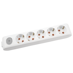 120620266a2bb09b9bf00.png Viko Multi-Let Beşli Grup Priz Anahtarlı Topraklı Klemensli Beyaz (Çocuk Korumalı) 90117500