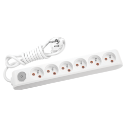 120620266a2bb0a1a96fb.png Viko Multi-Let Altılı Grup Priz Anahtarlı Topraklı Ups 2 Metre (Çocuk Korumalı) 90119602