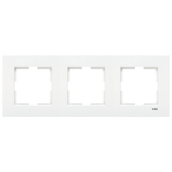 120620266a2bb1d0df82d.png Viko Karre Beyaz Üçlü Çerçeve 90960202