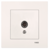 120620266a2bb21c8b71d.png Viko Karre/Meridian Krem Tv Geçişli 8db Mekanizma ( Çerçeve Hariç ) 90967259