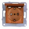 120620266a2bb4b1e6030.webp Artline Novella/Trenda Ceviz Kapaklı Topraklı Priz Kapak (Mekanizma Hariç)