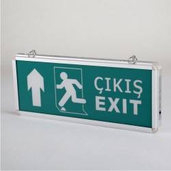 120620266a2bb4f704997.jpeg Cata CT-9174 Exit Çıkış Armatürü Ledli 3 Saat Akülü