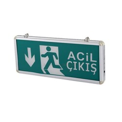 120620266a2bb4f8033a7.jpeg Cata Ct-9178 Exit Çıkış Armatürü Ledli 3 Saat Akülü