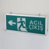 Cata Ct-9179 Exit Çıkış Armatürü Ledli 3 Saat Akülü
