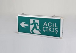 120620266a2bb4f88a2bb.jpeg Cata Ct-9179 Exit Çıkış Armatürü Ledli 3 Saat Akülü
