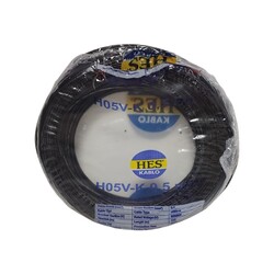 120620266a2bb5b16b66f.jpeg Hes Nyaf Kablo 0,50 mm² Siyah ( H05v-K )