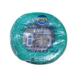 120620266a2bb5bbe3f59.jpeg Hes Nyaf Kablo 2,5 mm² Yeşil ( H07v-K )