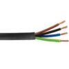 Hes 4x2,5 mm² TTR Kablo Siyah H05VV-F