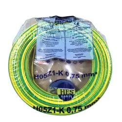 120620266a2bb83414952.webp Hes Nyaf Kablo 0,75 Mm Sarıyeşil (H05z1-K) Halojen Free