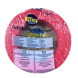 120620266a2bb83a65e21.webp Hes Nyaf Kablo 1,5 Mm Kırmızı (H07z1-K) Halojen Free