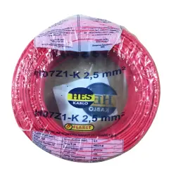 120620266a2bb83cb1a60.webp Hes Nyaf Kablo 2,5 Mm Kırmızı ( H07z1-K ) Halojen Free