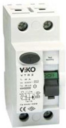 120620266a2bb9b32d866.jpeg Viko - VTR2-6330 2x63A 30mA Ac Tip Kaçak Akım Rölesi