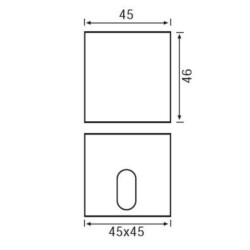 120620266a2bbb0b790cc.jpeg Jupiter LW388 2W Merdiven Kare Led Spot 3000k Günışığı
