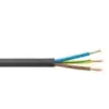 Ünal 3x1,5 mm² TTR Kablo Siyah H05VV-F