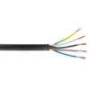 Ünal 5x6 mm² TTR Kablo Siyah H07VV-F