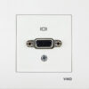 Viko Karre/Meridian Beyaz Vga Konnektör Mekanizma (Çerçeve Hariç) 90967166