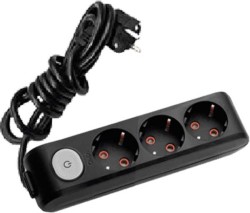 120620266a2bbff2dd176.jpeg Viko Multi-Let Siyah Üçlü Grup Priz Anahtarlı Topraklı Ups 2 Mt (Çocuk Korumalı) 90139302