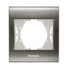 Viko Panasonic Thea Blu Inox + Beyaz Tekli Çerçeve