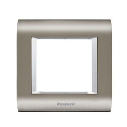 120620266a2bc48b497e8.jpeg Viko Panasonic Thea Sistema Inox + Metalik Beyaz 2M Çerçeve
