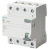 Siemens - 5SV4342-0 4X25A 30mA Kaçak Akım Rölesi