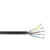 Hes 5x4 mm² TTR Kablo Siyah H05VV-F