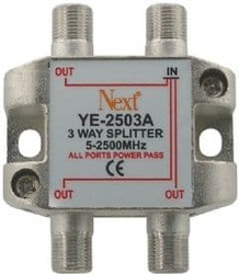 120620266a2bc7bd1db9c.jpeg NEXT YE-2503A 1/3 5-2500 MHZ SPLİTTER