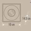 120620266a2bd6c31d79a.jpeg Cata CT-5420 Bergama Sıva Üstü Led Armatür Beyaz+Rose