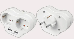 120620266a2bd6c8a4ba0.png Viko 90301815 İkili Topraklı ve USB Çıkışlı Fiş/Priz (2A) VK