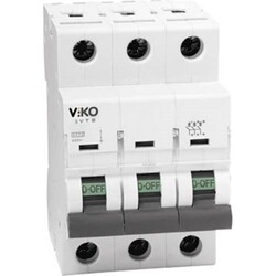 120620266a2bd6eaac15f.jpeg Viko - 6VTB-3C63 3x63A 6kA C Tipi Otomatik Sigorta