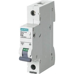 Sıemens 5SL6110-6 Otomatik Sigorta 6kA B Tipi 1x10 Amper