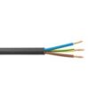 Hes 3x1,5 mm² TTR Kablo Siyah H05VV-F