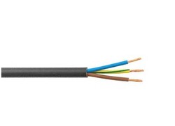 Hes 3x1,5 mm² TTR Kablo Siyah H05VV-F