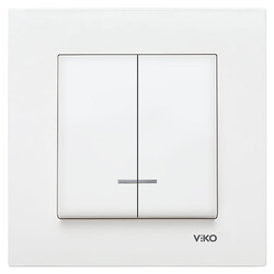 Viko Karre/Meridian Beyaz Işıklı Komütatör Mekanizma (Çerçeve Hariç) 90967050