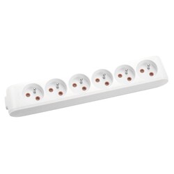 Viko Multi-Let Altılı Grup Priz Klemensli Ups Beyaz (Çocuk Korumalı) 90110600