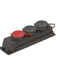 Nead 4010 1 adet 3x25 A Trifaze + 2 adet 1X16 Monofaze 3'lü Kauçuk Priz