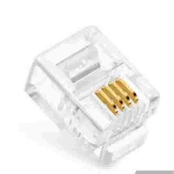 6P/4C CAT 3 PLUG(RJ11)