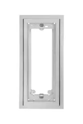 120620266a2bf1345598e.webp Audio Dekoratif Işıklı Zil Panel Gümüş Çerçeve