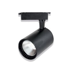 120620266a2bf1eed762d.jpeg Noas 30W Siyah Kasa Paris LED Ray Spot Armatür (Beyaz Işık)