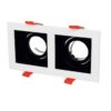 Cata CT-5227 Pars Kare Spot İkili Beyaz+Siyah