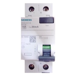 120620266a2bf5e9a13e4.jpeg Siemens - 5SV4311-0 2X16A 30mA Kaçak Akım Rölesi