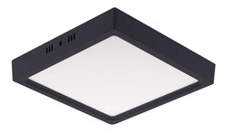 120620266a2bf5ef37443.jpeg Jupiter 24W Led Kare Tavan Armatürü Siyah Kasa (Günışığı)