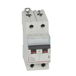Legrand - 409200 2x10 Amper 10kA C Tipi Dx3 Otomatik Sigorta