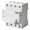 Siemens - 5SV5346-6 4X63A 30mA Kaçak Akım Rölesi
